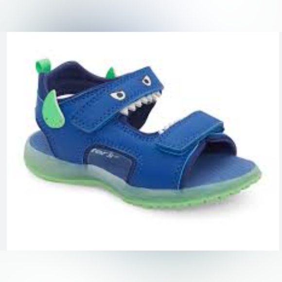 Carter's Shoes Nwt Carters Light Up Soles Monster Velcro Sandals